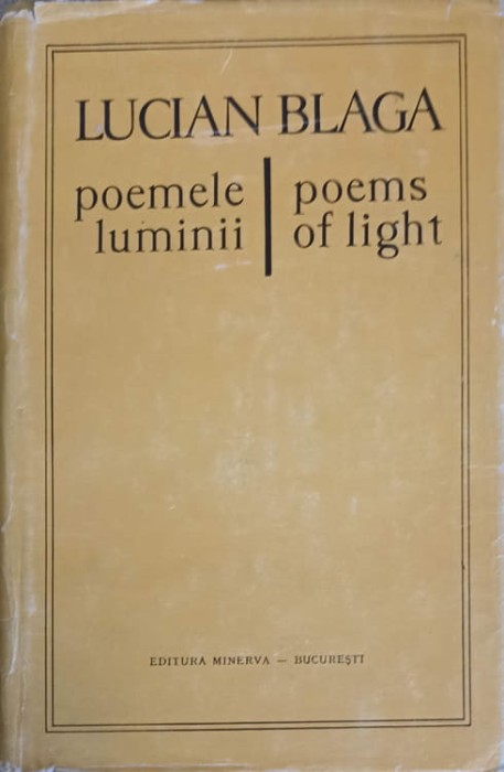 POEMELE LUMINII. POEMS OF LIGHT-LUCIAN BLAGA-276041