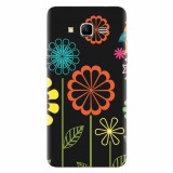 Husa silicon pentru Samsung Grand Prime, Colorful Spring Birds Flowers Vectors