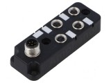 Cutie de conexiuni M8 PIN: 3 soclu 6A -40&divide;105&deg;C IP67 IN: 4