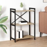 vidaXL Bibliotecă Stejar sonoma 60 x 30 x 83 cm Lemn compozit