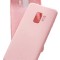Huse silicon antisoc cu microfibra interior Samsung Galaxy S9 , Roz