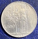 MONEDA ITALIA 100 LIRE 1957