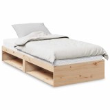 VidaXL Pat de zi cu saltea, 90x200 cm, lemn masiv pin