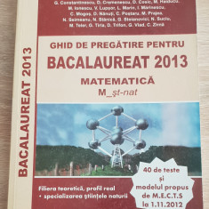 Ghid de pregătire pentru Bacalaureat 2013 Matematică M st-nat - C. Angelescu