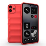 Husa antisoc pentru nothing cmf phone 1, margini anti alunecare, magic shield, red