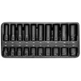 Set tubulare de impact 1/2, 20 piese, 10-24 mm, otel CrMo, NEO