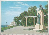 Bnk cp Constanta - Statuia lui Mihai Eminescu - uzata - marca fixa, Necirculata, Printata