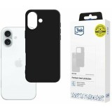 Husa de protectie 3mk Matt Case pentru iPhone 16 Plus Negru