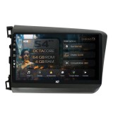 Navigatie Honda Civic (2012-2015) 4GB RAM Android 13 Octacore Slot Sim 4G DSP GPS Wi-FI Carplay Android Auto USB Bluetooth Waze Touchscreen 9 inch