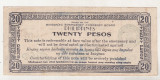 Bnk bn Filipine 20 pesos 1943 Mindanao