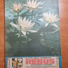 revista rebus 1 septembrie 1989