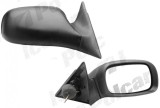 Oglinda exterioara Opel Astra F (Sedan+Hatchback+Combi) 1994-12.2002 partea dreapta View Max crom convex carcasa neagra reglare parghie fara incalzir