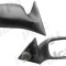 Oglinda exterioara Opel Astra F (Sedan+Hatchback+Combi) 1994-12.2002 partea dreapta View Max crom convex carcasa neagra reglare parghie fara incalzir