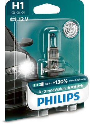 BEC FAR H1 55W 12V X-TREME VISION PHILIPS foto