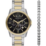 Ceas Barbati, Armani Exchange, Banks AX7148SET, Set cu Bratara - Marime universala
