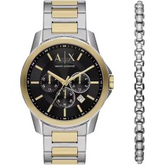 Ceas Barbati, Armani Exchange, Banks AX7148SET, Set cu Bratara - Marime universala