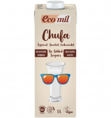 Bautura vegetala bio din migdale de pamant Chufa, fara zahar, 1000ml Ecomil foto