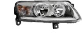 Far Audi A6 (C6) Sedan/Avant 05.2004-10.2008 Hella fata dreapta H1+H7 cu motoras electric