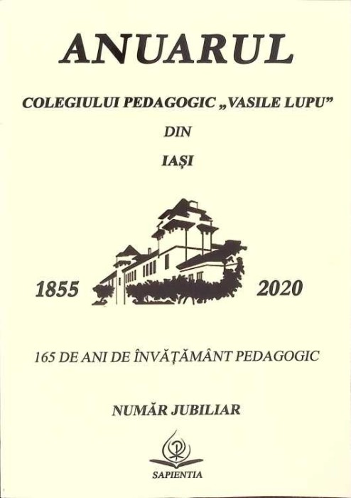 ANUARUL COLEGIULUI PEDAGOGIC VASILE LUPU DIN IASI 2015-2020-I.O. COSOVAN, P.S. TAMAS SI COLAB.-267980
