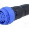 Conector circular, mama, 8 pini, BULGIN - PX0411/08S/6065