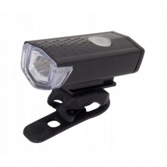 Lanterna bicicleta LED cu acumulator Reincarcabil USB 3 moduri iluminare