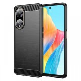 Lemontti Husa Carbon Case Flexible Oppo A98 Negru