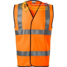 Veste reflectorizante pentru constructii portocaliu foto