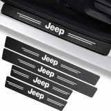 Set protectii prag autocolante Carbon - JEEP