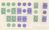 Israel 1961 Mi 228 , 230 + tab (separatoare + guttere) MNH - Semne zodiacale