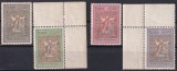 ROMANIA - 1906 INGERII SERIE MNH MARGINE DE COALA