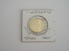 C50 - Moneda foarte veche - Macedonia - 1 dinar - 2001