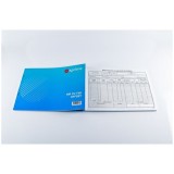 NIR cu TVA A4 hartie offset 100 file carnet coperta carton 300 g mp
