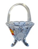 COSULET VINTAGE DIN CRISTAL MASIV CU MANER DIN PLASTIC
