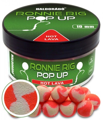 Haldorado - Momeala de carlig Ronnie Rig Pop Up 10mm, 30g - Hot Lava foto