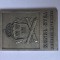 Placheta veche din alama argintata Regimentul de Artilerie KUNGL SVEA 1965