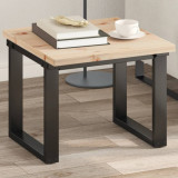 vidaXL Blat de masă pătrat, 50x50x2,5 cm, lemn masiv de pin