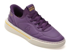 Pantofi sport SKECHERS mov, SNOOP ONE, din piele ecologica