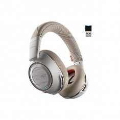 Casca Bluetooth Plantronics Voyager 8200 UC, Microfon, Adaptor USB, White - PLB00109 foto