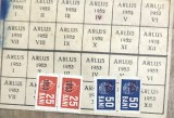 ACTE (5) Carnet de membru ARLUS 1954 Campulung cu timbre cotizatie document istoric vechi perioada RPR comunism de colectie