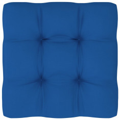 Perna canapea din paleti, albastru, 50x50x12 cm foto