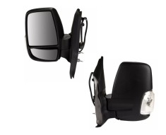 Oglinda usa exterioara FORD TRANSIT/TOURNEO, 10.2019-, partea stanga, View Max, reglare manuala; texturat; versiune scurta; sticla convexa; sticla cr