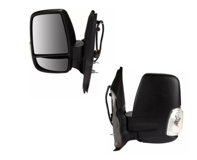 Oglinda usa exterioara FORD TRANSIT/TOURNEO, 10.2019-, partea stanga, View Max, reglare manuala; texturat; versiune scurta; sticla convexa; sticla cr foto