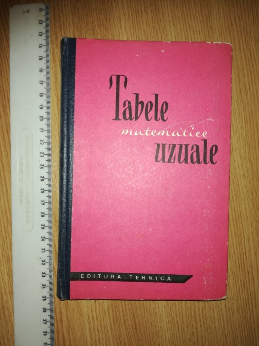 LOT DICTIONAR DE MATEMATICI GENERALE /TABELE MATEMATICE UZUALE