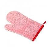 Manusa de bucatarie din silicon si bumbac - 29,5 x 18,5 cm - rosie Best CarHome, Oem