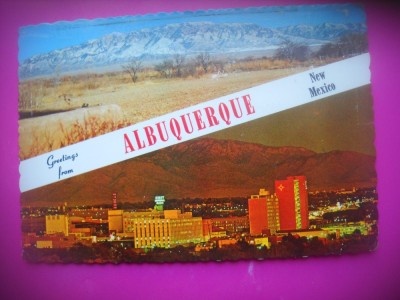 HOPCT 8166 ALBUQUERQUE -NEW MEXICO -SUA-AMERICA DE NORD -NECIRCULATA- foto