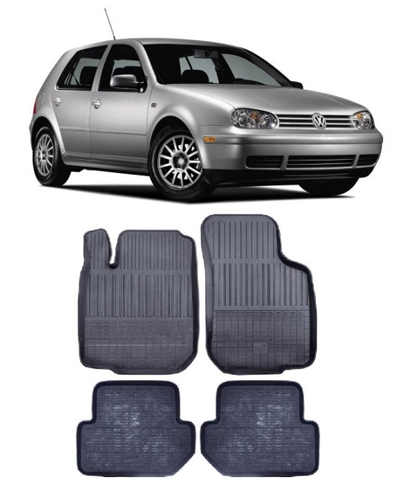 Set covorase cauciuc tip tavita Volkswagen Golf 4 (1997- 2006)
