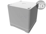 Carcasă universală IP66 gri 90mm x 90mm x 90mm