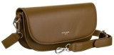 Sac de poștă lung pentru femei cu o curea lungă, detașabilă, Khaki, Marime universala, David Jones