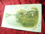 Ilustrata - Felicitare 1902 circulat Braila- Anvers