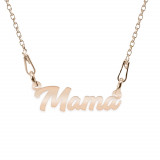 Mommy - Colier personalizat din argint 925 placat cu aur roz - Mama, Bijubox